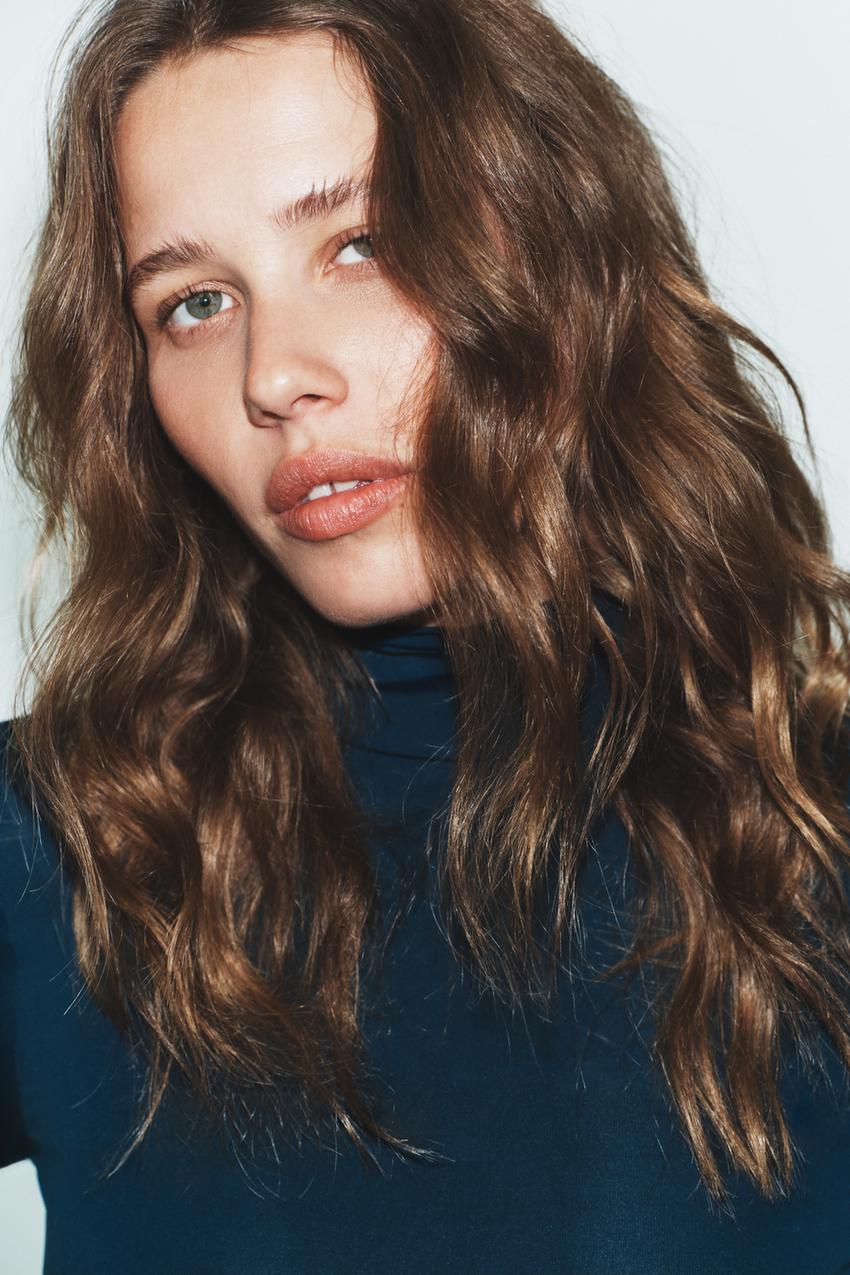Zara Polyamide Tie-Detail Bodysuit