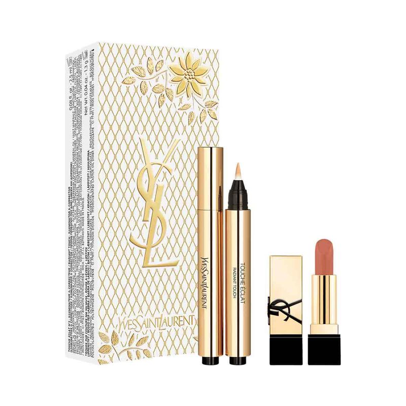 YSL Touche Éclat Radiant Touch with Rouge Pur Couture Miniature