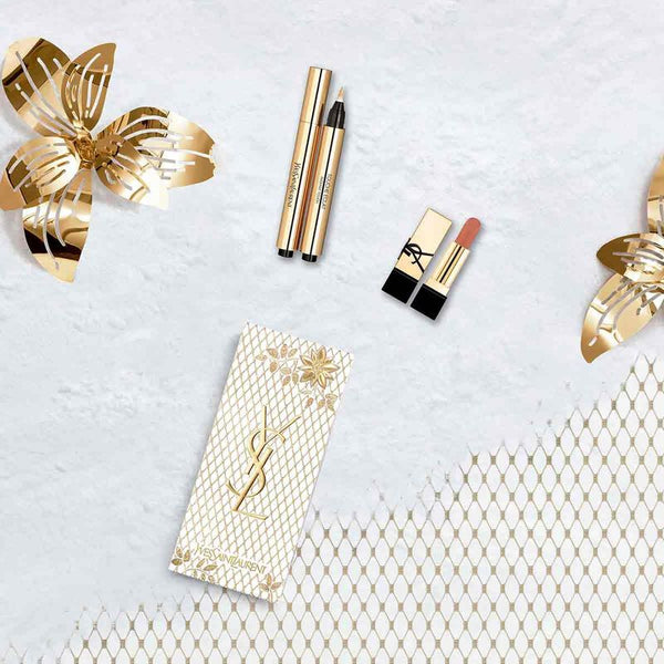 YSL Touche Éclat Radiant Touch with Rouge Pur Couture Miniature