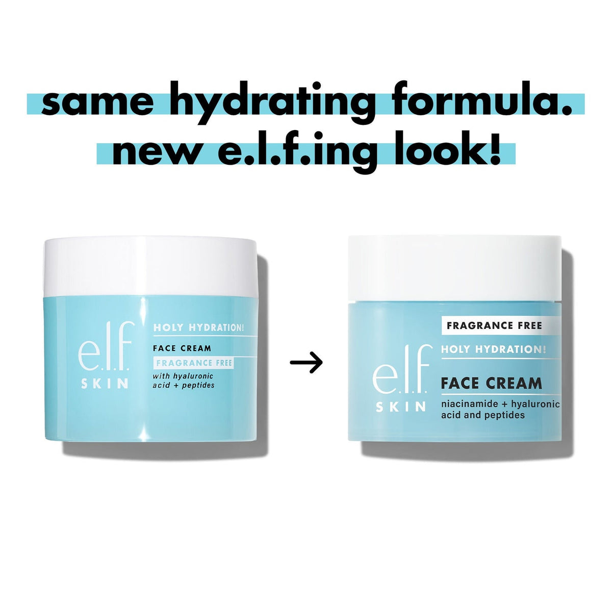 e.l.f. SKIN Holy Hydration Face Cream (Fragrance Free)
