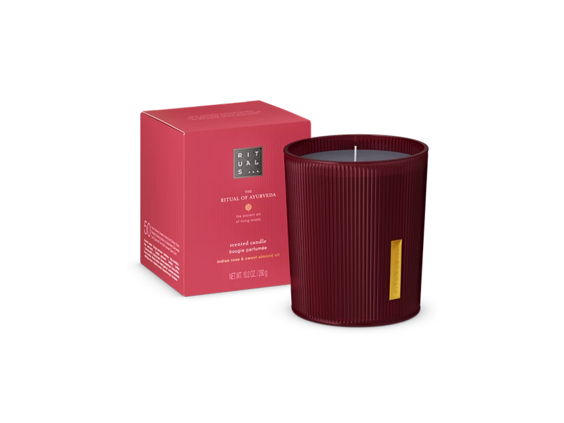 Rituals Ritual of Ayurveda Scented Candle in Indian Rose & Sweet Almond Oil