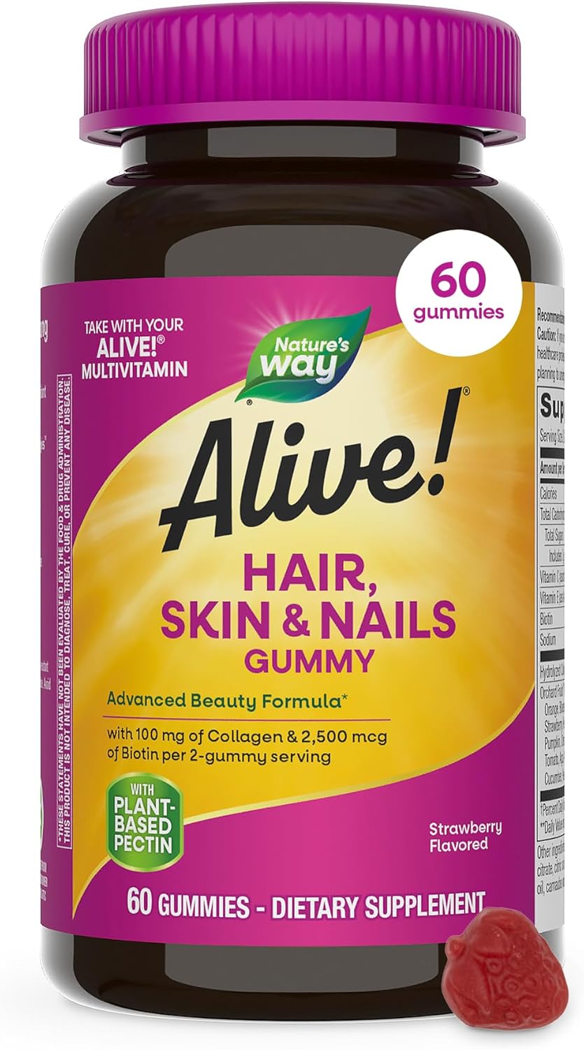 Nature's Bounty Hair Skin & Nails Gummy Multivitamin (50mg)