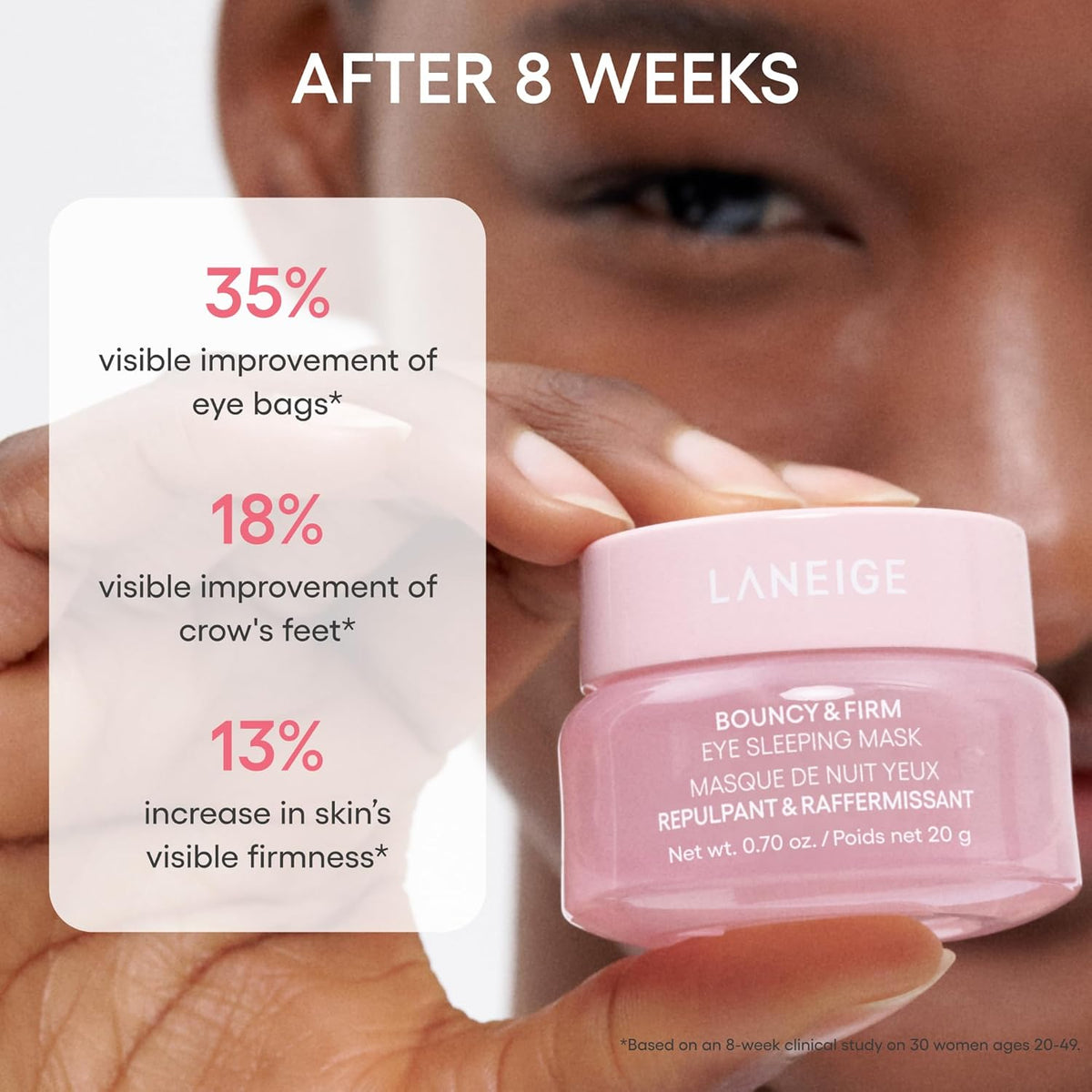 Laneige Plump & Hydrate Trio (Water, Eye and CICA Sleeping Masks)