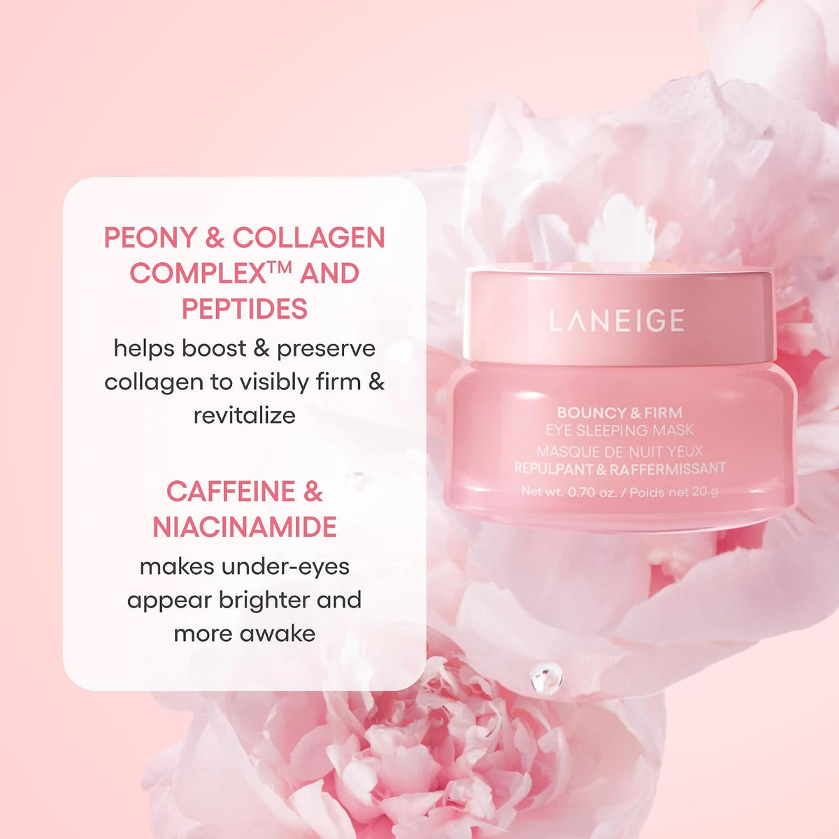 Laneige Plump & Hydrate Trio (Water, Eye and CICA Sleeping Masks)