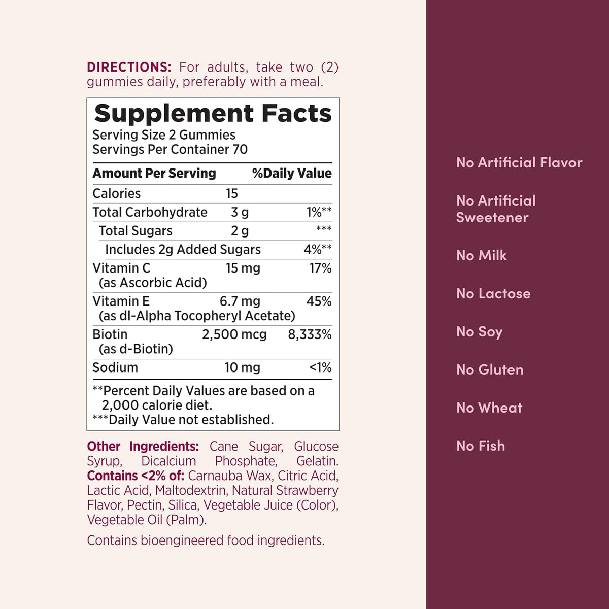Nature's Bounty Dual Action Multi and Beauty Multigummies with Biotin 2500mcg