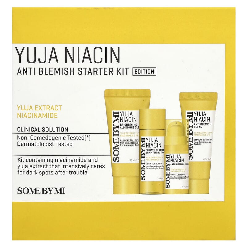 Some By Mi Yuja Niacin Anti Blemish Starter Kit 4 pcs