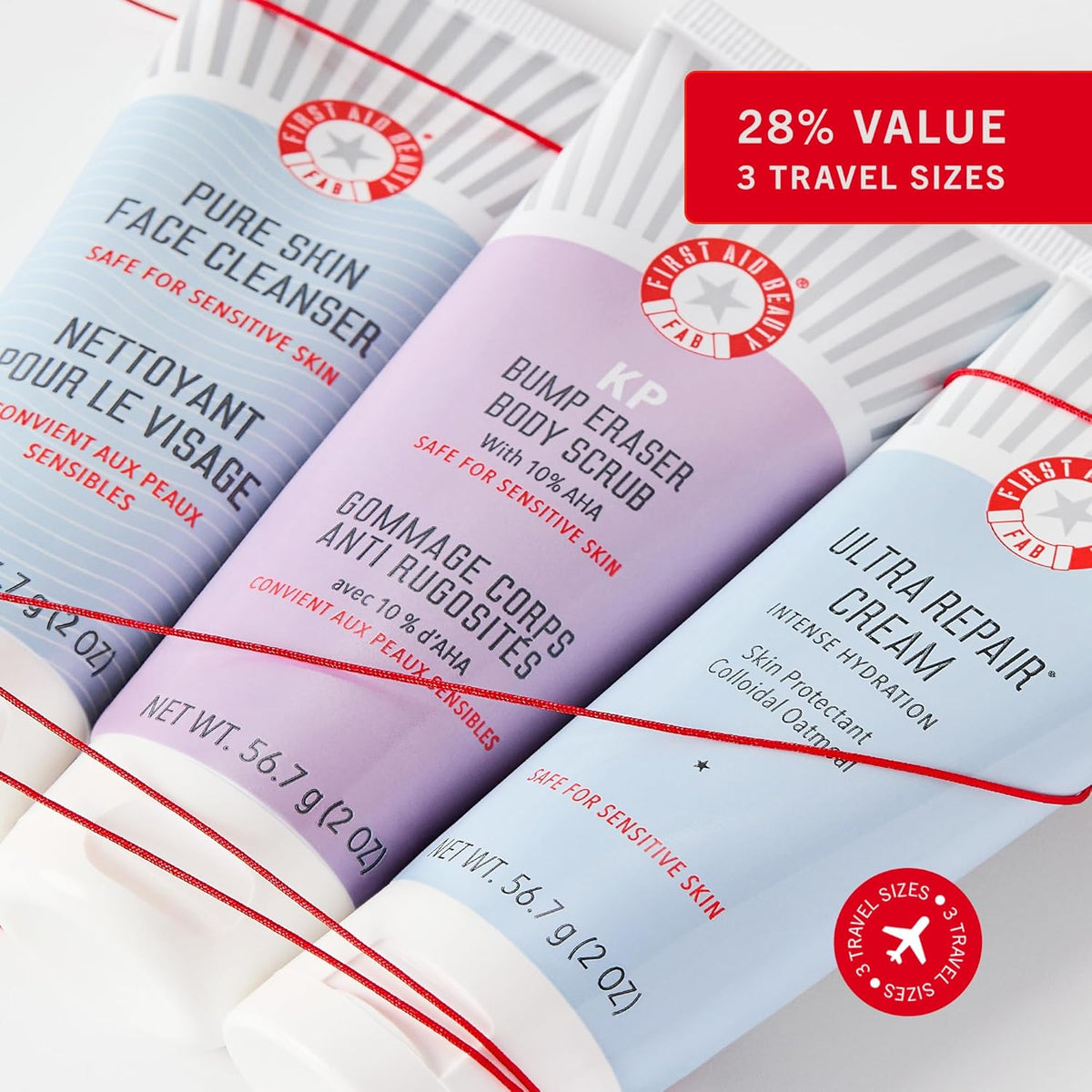 First Aid Beauty Cleanse, Smooth and Hydrate Mini Bestsellers Set