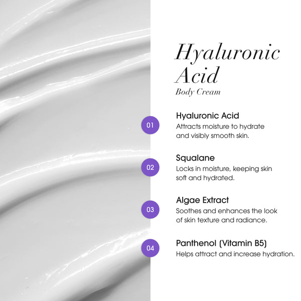 Advanced Clinicals Hyaluronic Acid Hydrating Body Cream