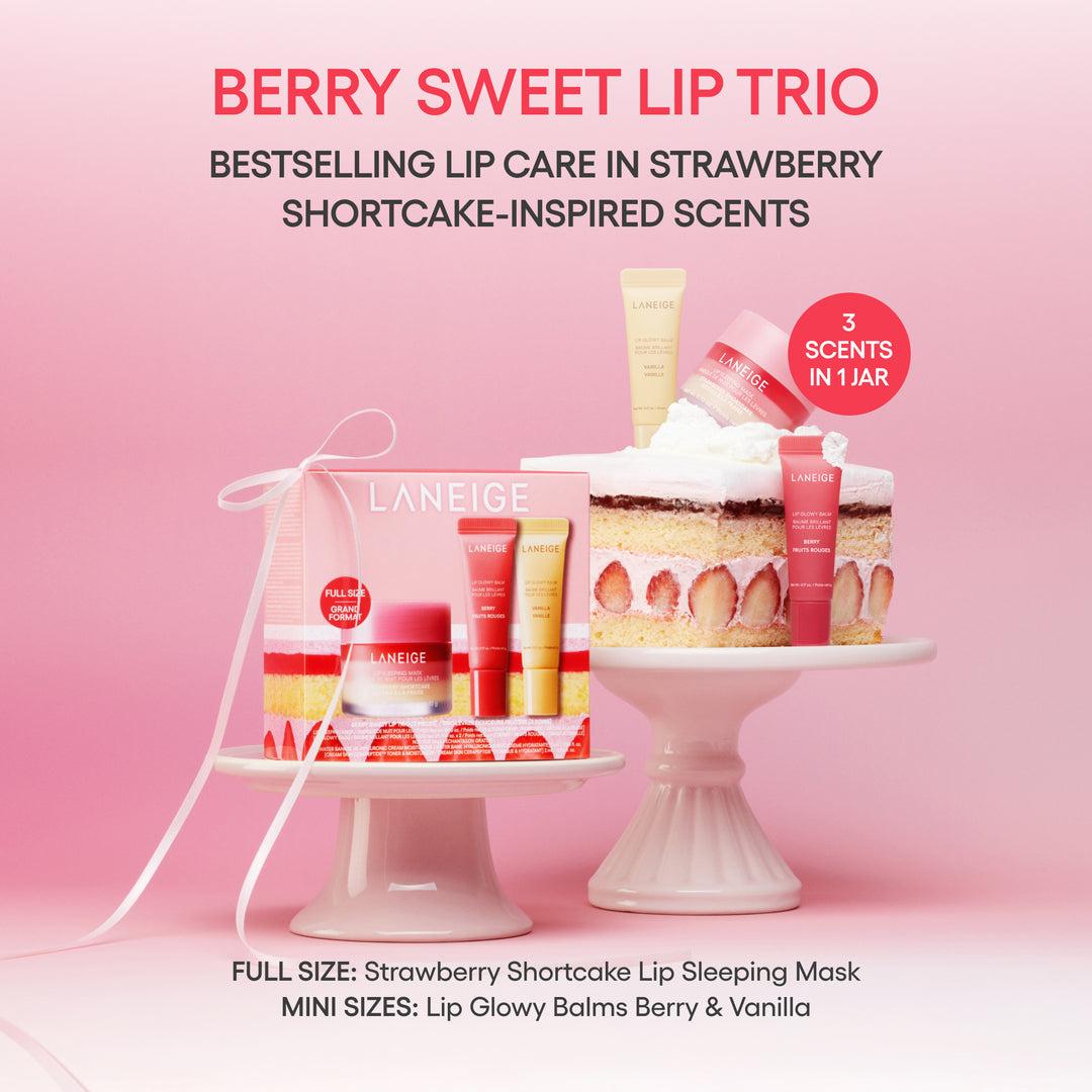 Laneige Berry Sweet Lip Trio Set