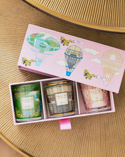 Baobab Collection Scented Candle Trio (Athens, Singapore, Paris)