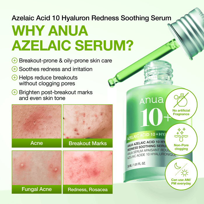 ANUA Azelaic Acid 10% and Hyaluronic Serum