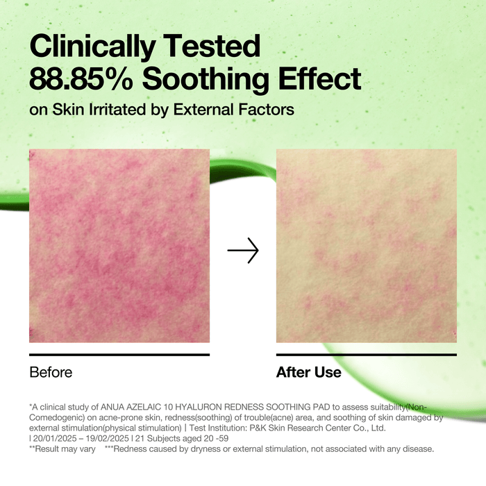 ANUA Soothing Pad with 10% Azelaic and Hyaluronic