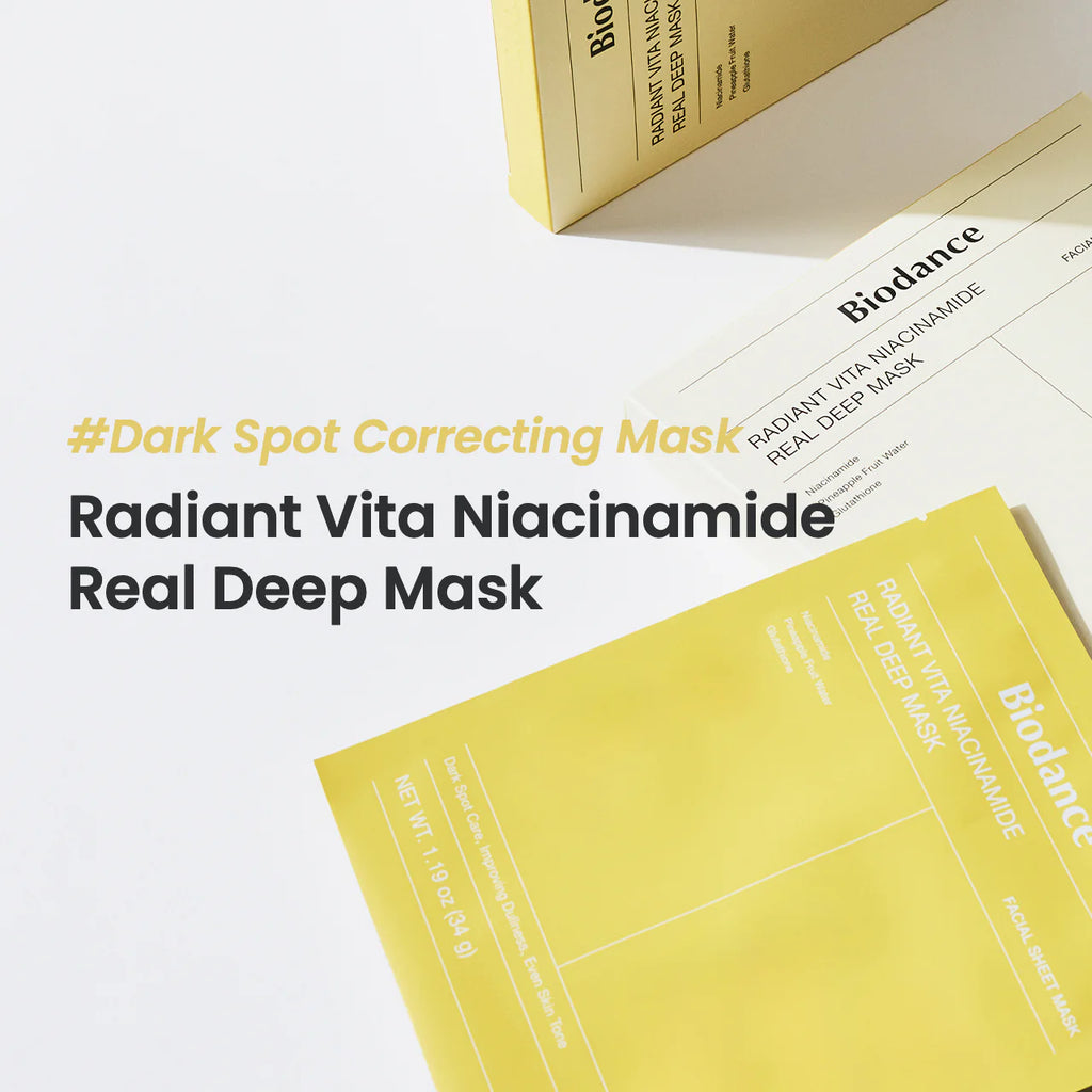 Biodance Radiant Vita Niacinamide Real Deep Mask (Dark Spot Care)