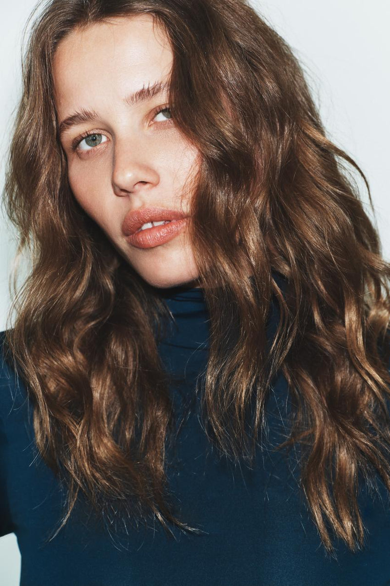 Zara Polyamide Tie-Detail Bodysuit