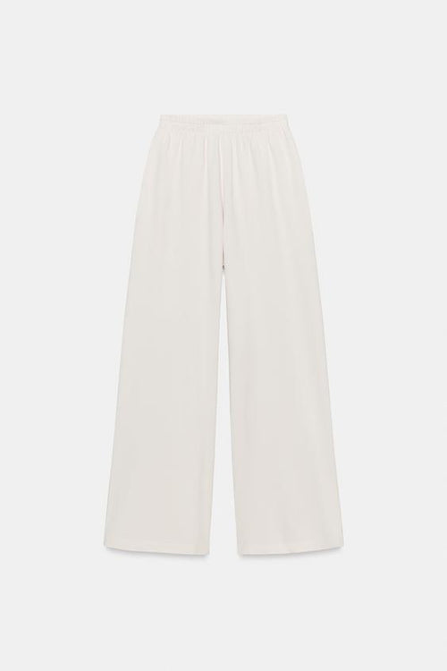 Zara Washed-Effect Wide-Leg Trousers (Pastel Pink)