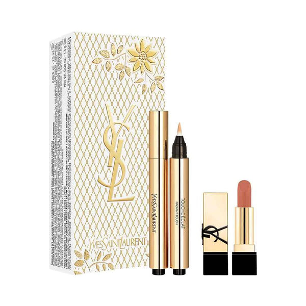 YSL Touche Éclat Radiant Touch with Rouge Pur Couture Miniature