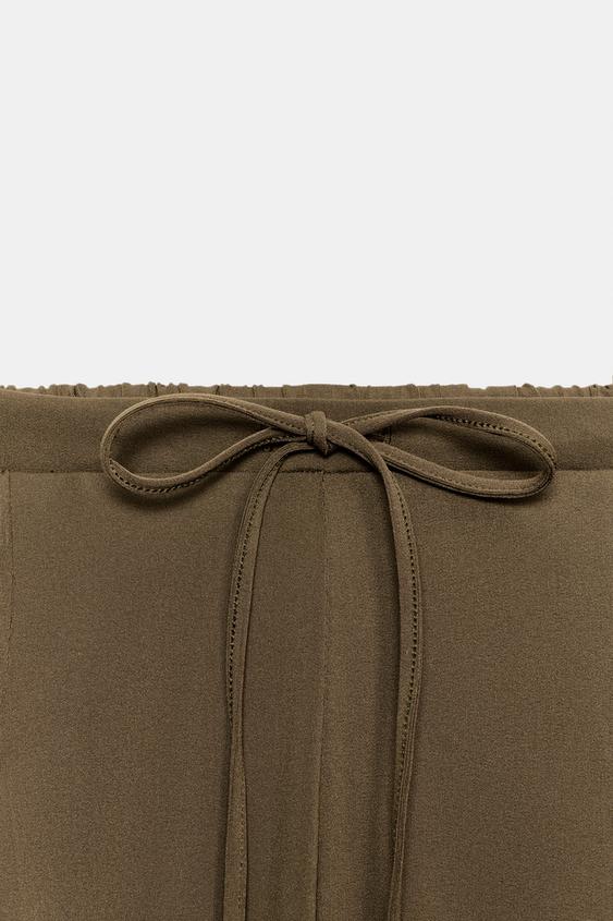 Zara Textured Trousers with Pockets