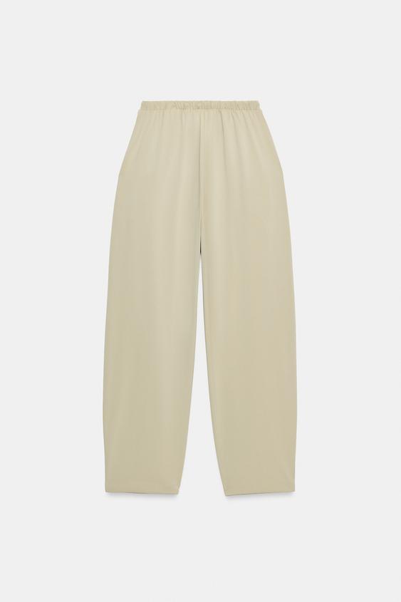 Zara Textured Trousers with Pockets