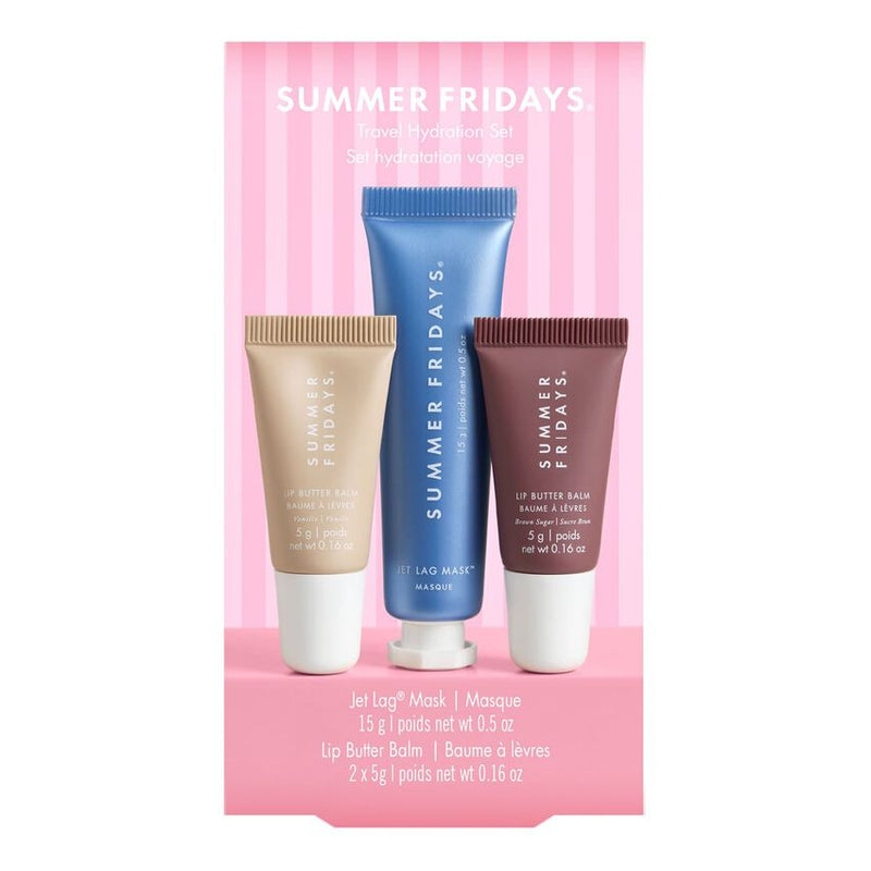 Summer Fridays Travel Hydration Set (Jet Lag Mask + Lip Butter Balm)