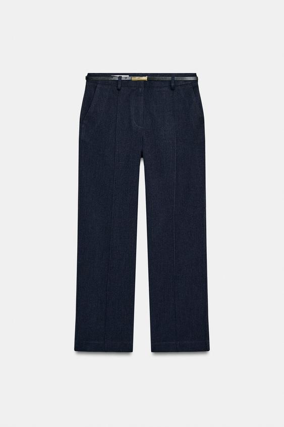 Zara Straight Trousers with Belt
