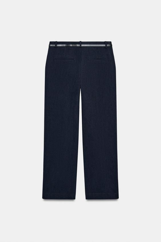 Zara Straight Trousers with Belt