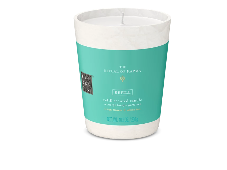 Rituals Ritual of Karma Scented Candle in Lotus Flower & White Tea