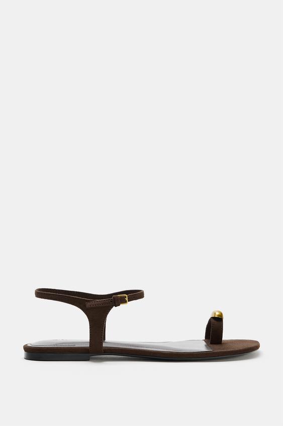 Zara Sandals with Metal Detail (Additional Sizes)