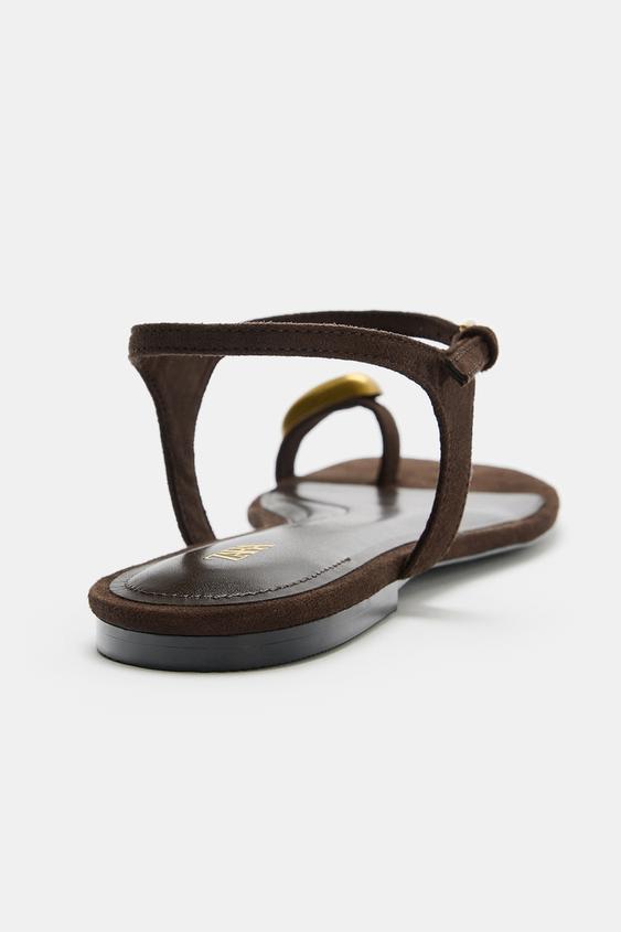 Zara Sandals with Metal Detail (Additional Sizes)