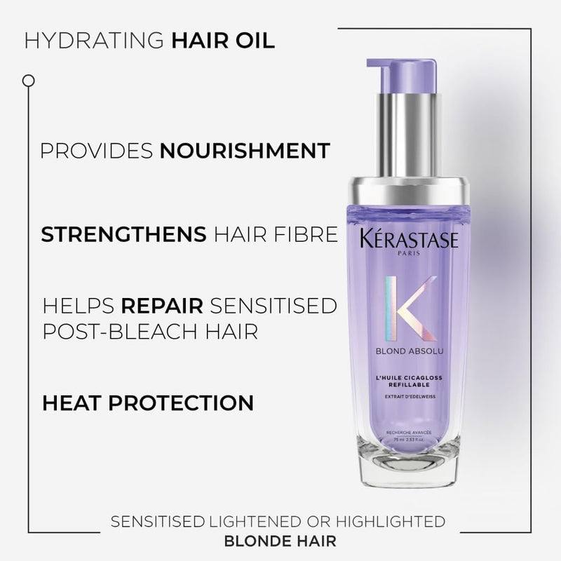 Kérastase Blond Absolu L'Huile Cicagloss (Extrait d'Edelweiss) 75ML