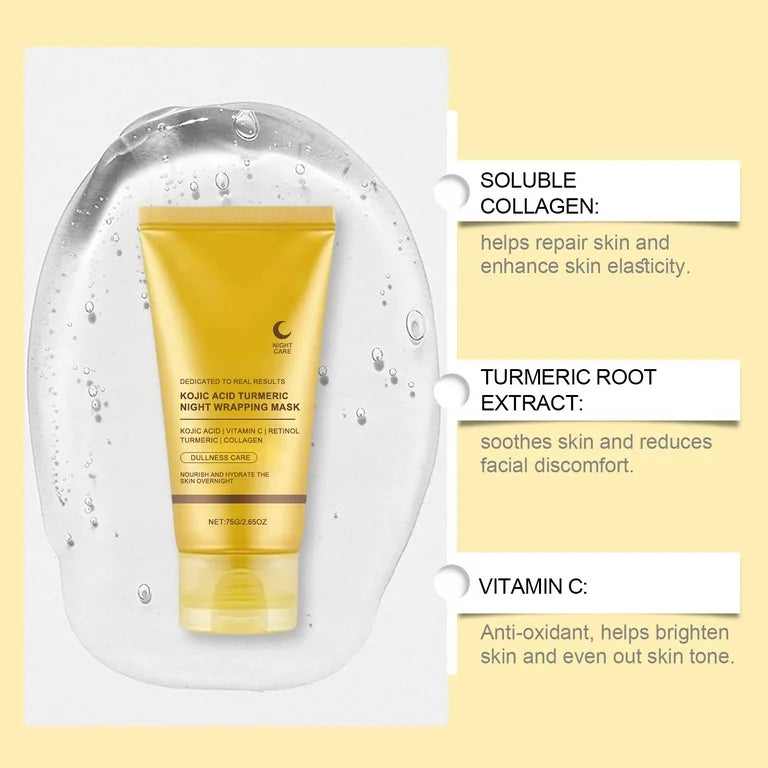 medicube Kojic Acid Turmeric Night Wrapping Mask
