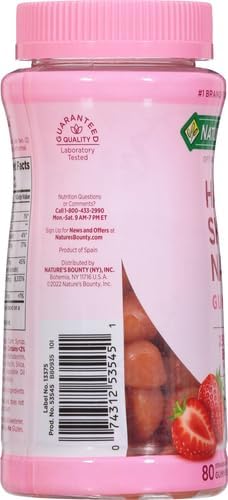 Nature's Bounty Hair Skin & Nails Gummies with Biotin 2500mcg