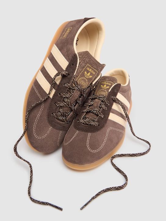 adidas Originals Ltd Ed Gazelle Low Pro Indoor Sneakers (Gentle Terra)
