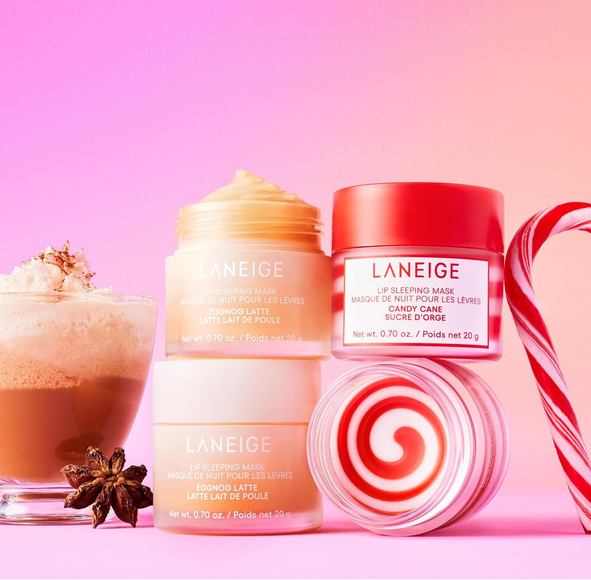 Laneige Lip Sleeping Mask in Candy Cane / Sucre d'Orge