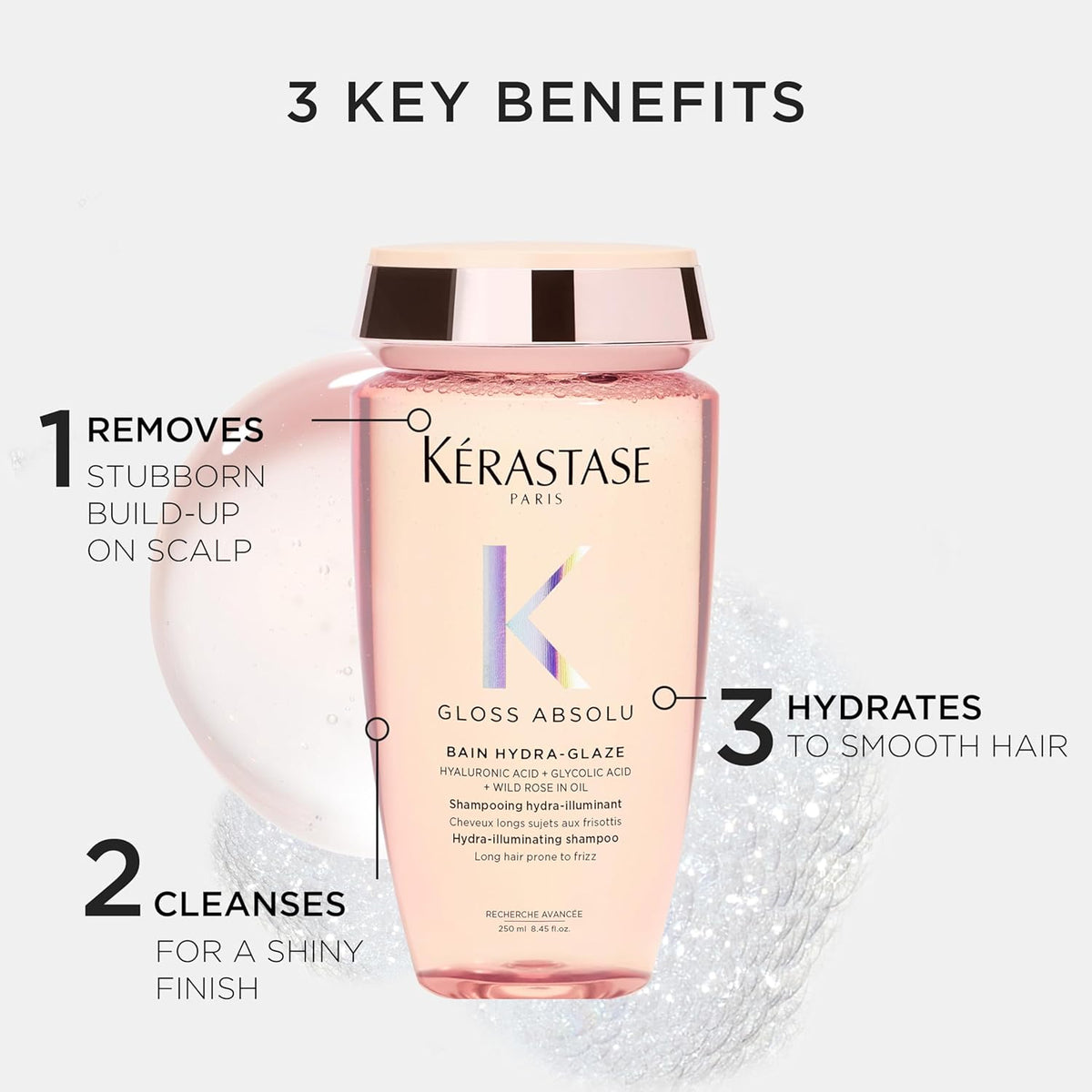 Kérastase Gloss Absolu Bain Crème Hydra-Glaze Shampoo 250ml