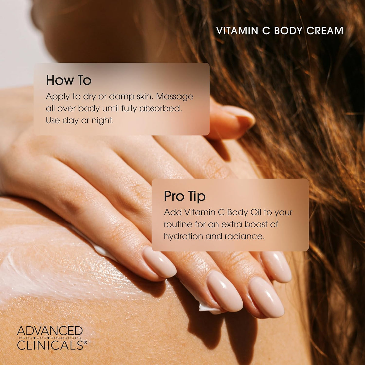 Advanced Clinicals Vitamin C Advanced Brightening Cream 454g