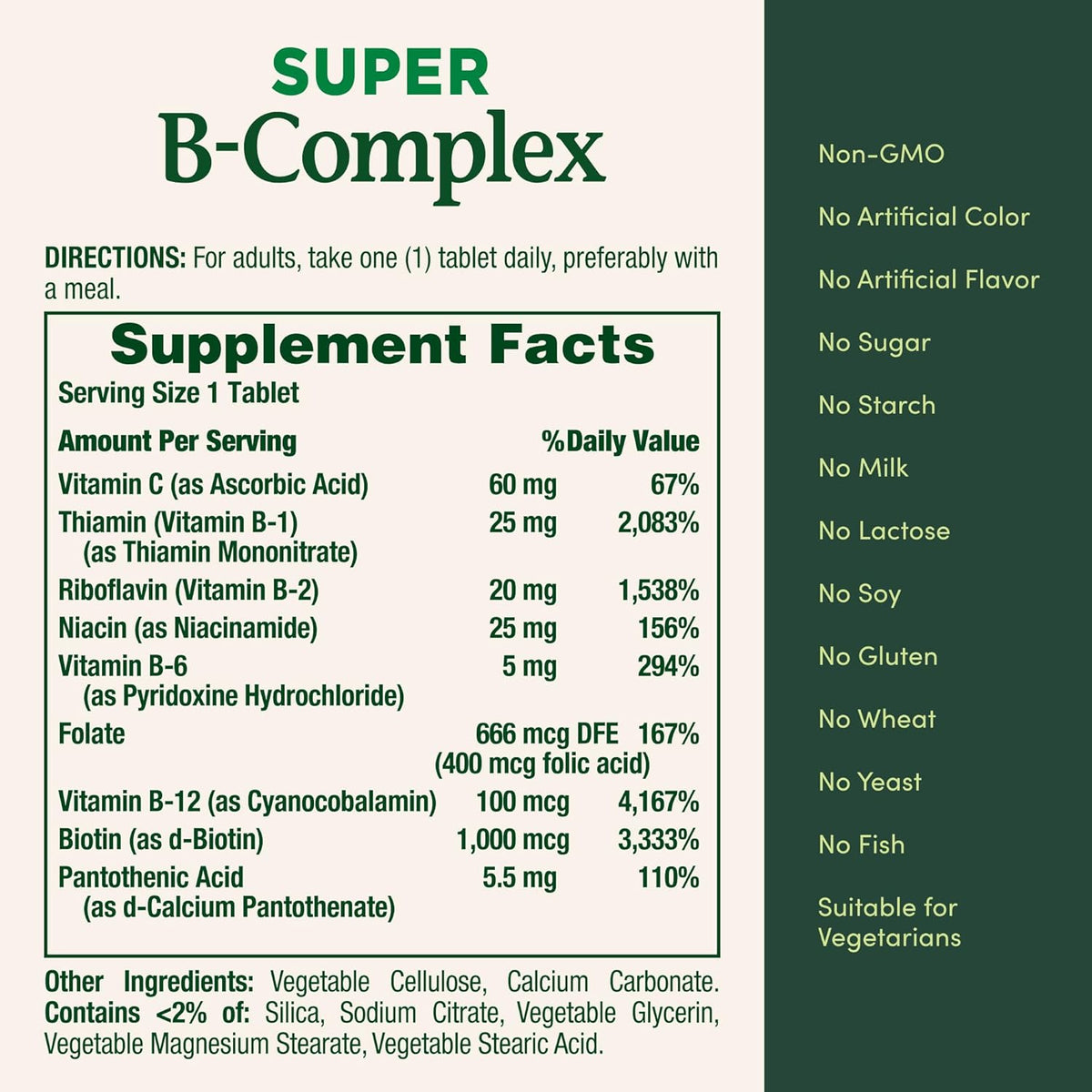 Nature's Bounty B-Complex with Vitamin C Energy Support Tablets