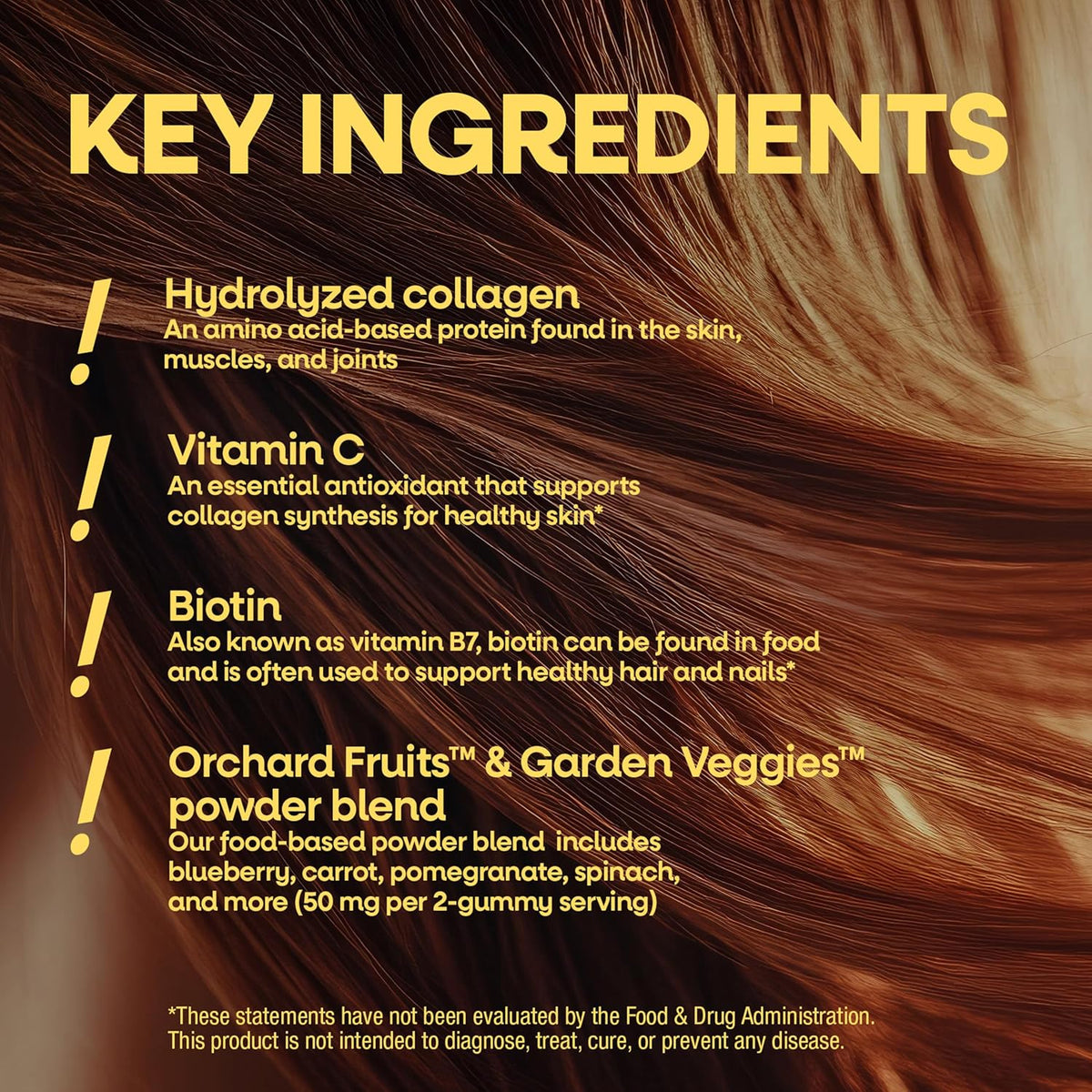 Nature's Bounty Hair Skin & Nails Gummy Multivitamin (50mg)