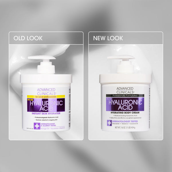 Advanced Clinicals Hyaluronic Acid Hydrating Body Cream