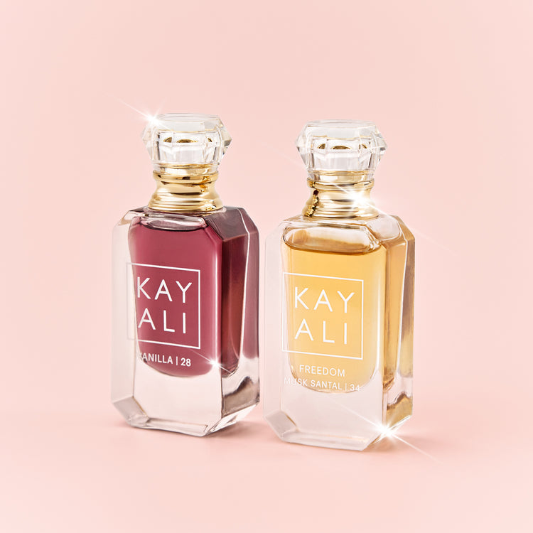 Kayali Vanilla Mush Mini Duo with Vanilla 28 and Freedom Musk Santal 34