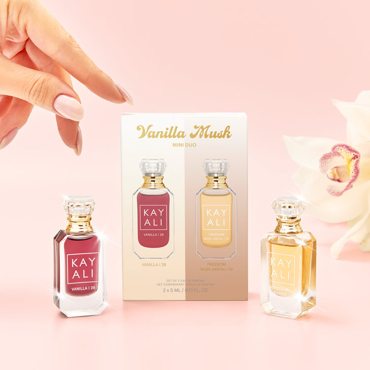 Kayali Vanilla Mush Mini Duo with Vanilla 28 and Freedom Musk Santal 34