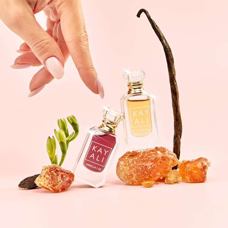 Kayali Vanilla Mush Mini Duo with Vanilla 28 and Freedom Musk Santal 34