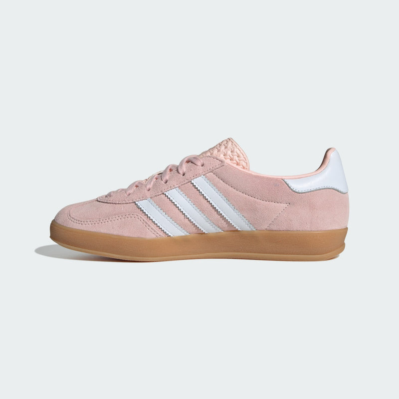 adidas Originals Gazelle Indoor Sneakers (Pink/White)