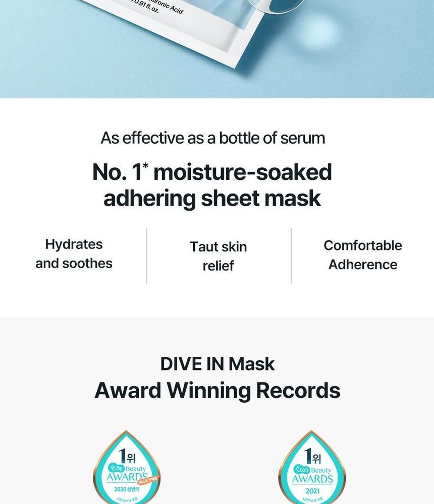 Torriden Dive In Hyaluronic Acid Sheet Mask