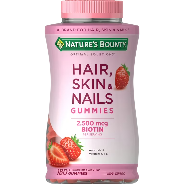 Nature's Bounty Hair Skin & Nails Gummies with Biotin 2500mcg