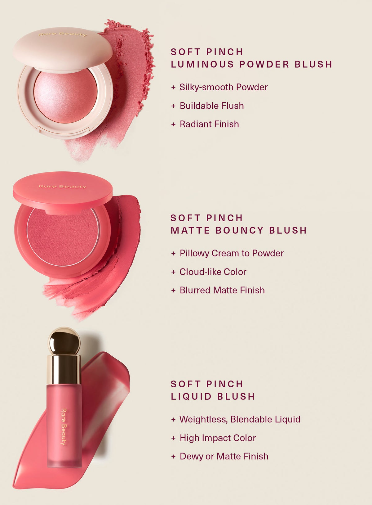 Rare Beauty Soft Pinch Dewy Liquid Blush (Full 7.5ml)