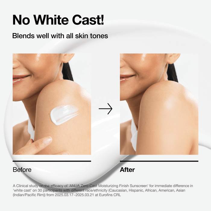 ANUA Zero-Cast Sunscreen SPF50+