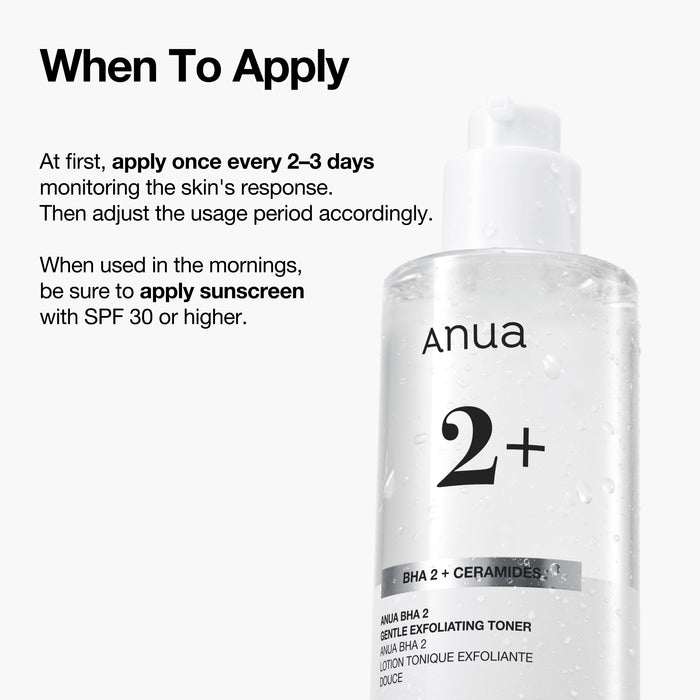 ANUA Heartleaf and BHA Toner