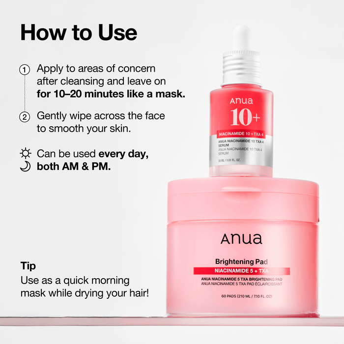 ANUA Brightening Pad with 5% Niacinamide and TXA