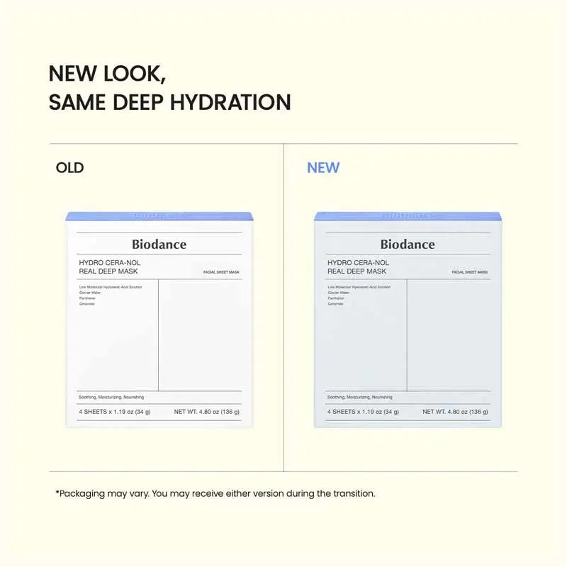 Biodance Hydro Cera-Nol Real Deep Mask (Soothing & Moisturizing)