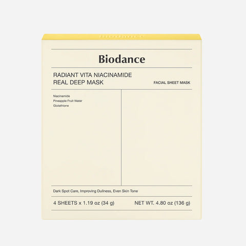 Biodance Radiant Vita Niacinamide Real Deep Mask (Dark Spot Care)